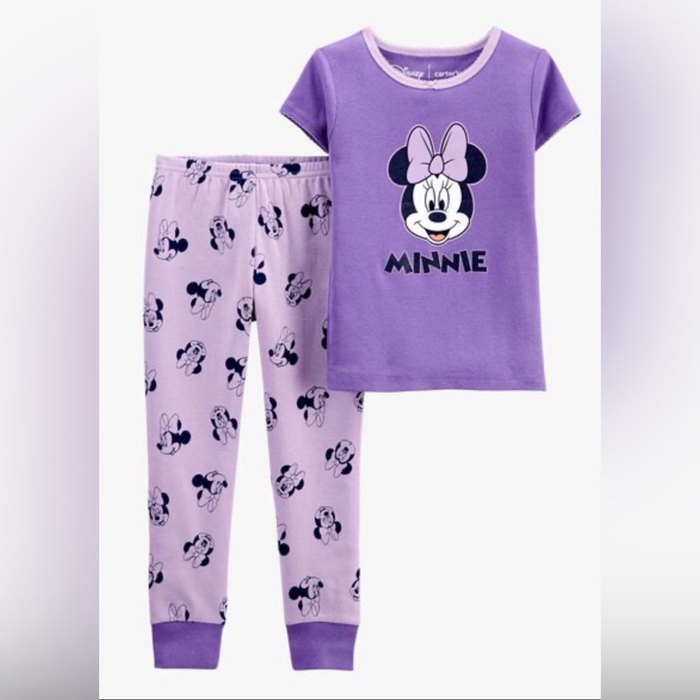 Minnie Mouse Toddler Pajamas EUC